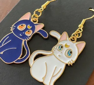 Handmade Sailor Moon  Earrings Kawaii thumbnail 3