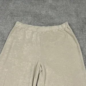 The Simple Folk Pants Women 14 Organic Cotton Boho Wide Leg Beige Sustainable thumbnail 2