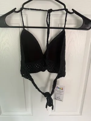 Jayli clothing knitted bralette Black Size M thumbnail 2