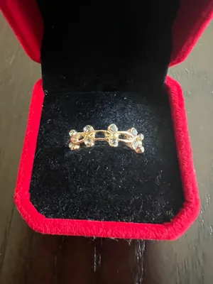 Gold Knuckle Ring for Women, Stackable Boho Joint Finger Midi Ring Size 8 New thumbnail 2
