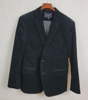 Banana Republic Womens Blazer Jacket Size 42 Black Collared Two Button thumbnail 1