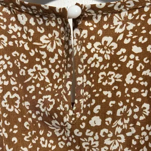 New..Fashion Dress XL Brown & White Floral Midi Dress thumbnail 5