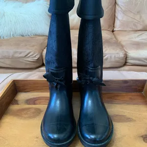 STUART WEITZMAN Tall Black Rain Boots thumbnail 6