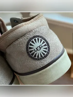 UGG Laela Suede Sneakers Size 9 Cream Beige Tan thumbnail 5