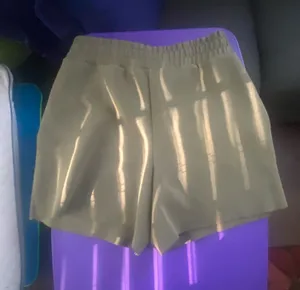 Calia Olive Green Active sweatshorts with Subtle Logo thumbnail 1