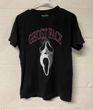 Ghost Face Tee Size Medium Black thumbnail 1