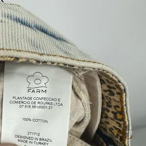 Farm Rio Anthropologie Floral Patchwork Denim Shorts Size 27 Coquette Rodeo thumbnail 3
