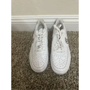 Nike Court Vision Low Leopard Swoosh DD9665100 Size 12 thumbnail 2