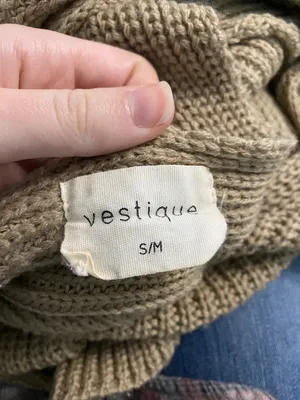Vestique Beige Twist Back Sweater thumbnail 8