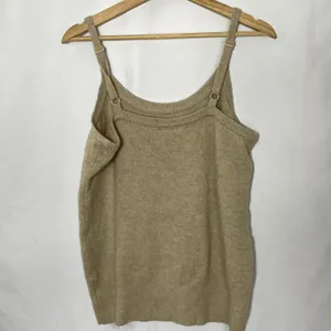 Torrid sandy beige knit strap camisole women's size XL adjustable straps ribbed thumbnail 4