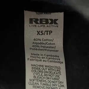NWT Gray RBX Prime Ready To Roll Fleece Zip Mock Neck Pullover thumbnail 6