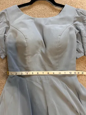 Dusty Blue Formal Dress Size XS thumbnail 10