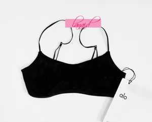 Alo Airmesh Venus Bralette Black Sheer Mesh Festival Gothic Bra Tank Crop Top XS thumbnail 11