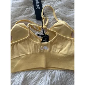 Civil Regime Pastel Yellow Kelly Seamless Bra Size Small thumbnail 5