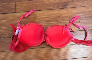 Xhilaration Lace Red bras size 32A thumbnail 3