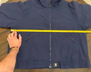 Vintage Carhartt Jacket Fleece Lined Mens Made In USA Blue Full Zip-2XL thumbnail 5