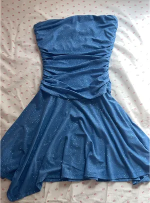 Windsor Blue Mini Sparkly Dress thumbnail 1