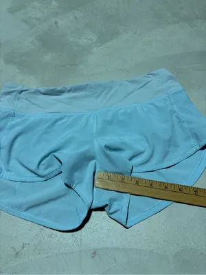 Lululemon Light Blue Women's Athletic Shorts 6 thumbnail 4