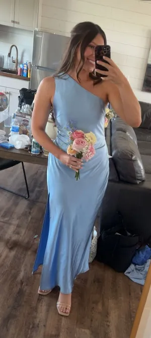 Billy J Victoria bridesmaid dress Blue Size 6 thumbnail 1