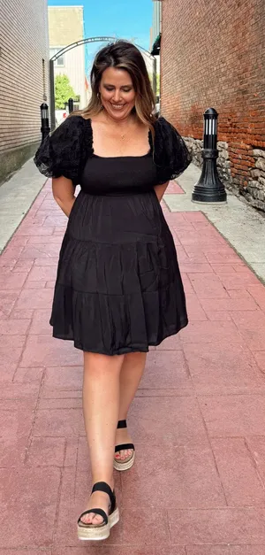 BOUTIQUE BLACK DRESS thumbnail 1