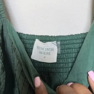 Tuckernuck Hyacinth House Women Dress Medium Green Puff Sleeve‎ Babydoll Mini thumbnail 3