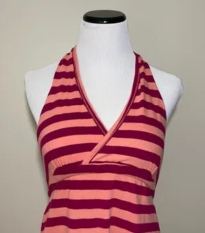 Free People Striped Halter Dress thumbnail 2