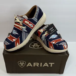Ariat Women's Blue and Red Patterned Sneakers thumbnail 1