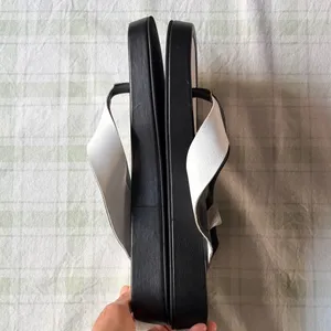 Alohas Black and White Sandals thumbnail 5