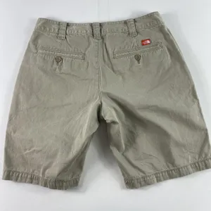 North Face Shorts Womens 10 Khaki Beige Outdoor Hiking Cotton Casual Pockets thumbnail 7