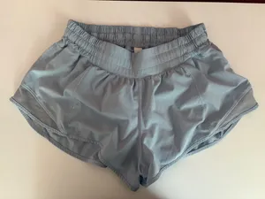 lululemon athletica Light Blue Women's Running Shorts thumbnail 1