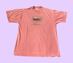 Vintage 90s Montana Big Sky Country Graphic T Shirt 🔥 thumbnail 1