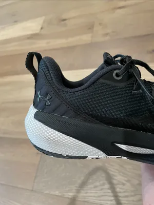 Women’s Under Armour UA HOVR Ascent Basketball Shoes 9 Black White 3025680 001 thumbnail 12