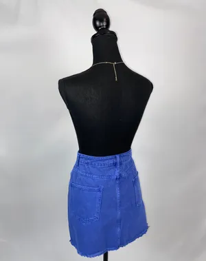 Gianni Bini Denim mini Skirt blue Medium thumbnail 7
