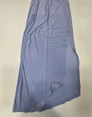 Norma Kamali x REVOLVE Halter Sweetheart Side Drape Gown in Celestial Blue thumbnail 4