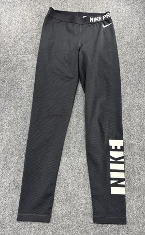Nike Pro Women’s Medium Dri-FIT Black NIKE Graphic Compression Leggings 856238 thumbnail 1