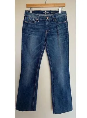 7 For All Mankind Women's Bootcut Jeans Size 27 thumbnail 1