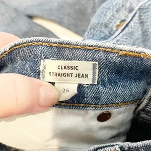 Madewell High Rise Classic Straight Leg Jeans Blue 26 thumbnail 5