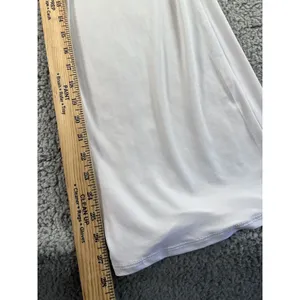 Women Romper Jumpsuit Medium‎ High Waist Wide Leg Formal Elegant Ruffle Stretch thumbnail 9
