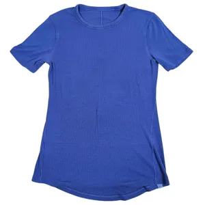 Lululemon Hold Tight Short Sleeve Shirt Size 2 Pitch Blue Minimal Lounge Comfot thumbnail 2