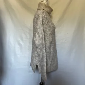 Abercrombie & Fitch Chunky Turtleneck Womens Sweater Sz XS Fisherman Coastal thumbnail 4