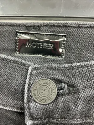 MOTHER Black High-Rise Wide Leg Jeans 1171 thumbnail 3