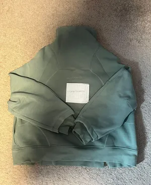 plush fleece funnel neck half zip sweatshirt thumbnail 4