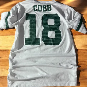 NFL Packers White Jersey with Green Accents #343 thumbnail 2