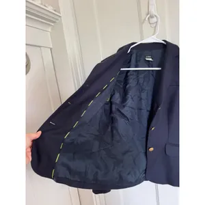 J.Crew navy blue wool blazer size 4 thumbnail 3