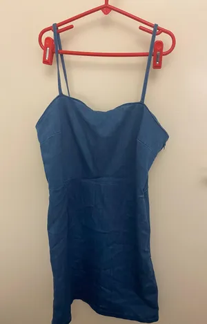 Jean Dress Blue Size M thumbnail 1