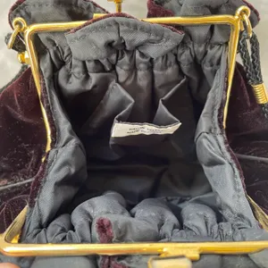 Velvet Kiss Lock Purse Purple thumbnail 4