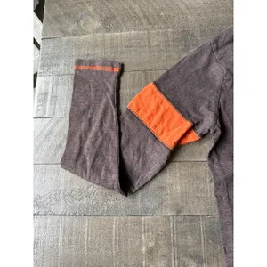 NFL Women's Brown Orange "Cleveland Browns Football" Long Sleeve Tee Size Medium thumbnail 5