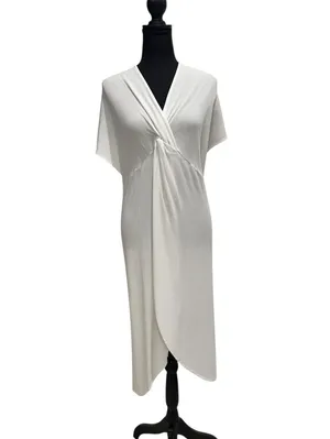 Show Me Your Mumu White Rayon Wrap Dress XS thumbnail 3