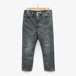 Levi’s Wedgie Straight Jeans Gray High Rise Button Fly 31 thumbnail 4