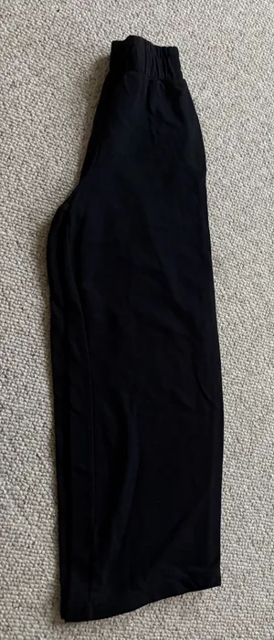 Wild Fable Wide-Leg Sweatpants High-Rise Black thumbnail 1
